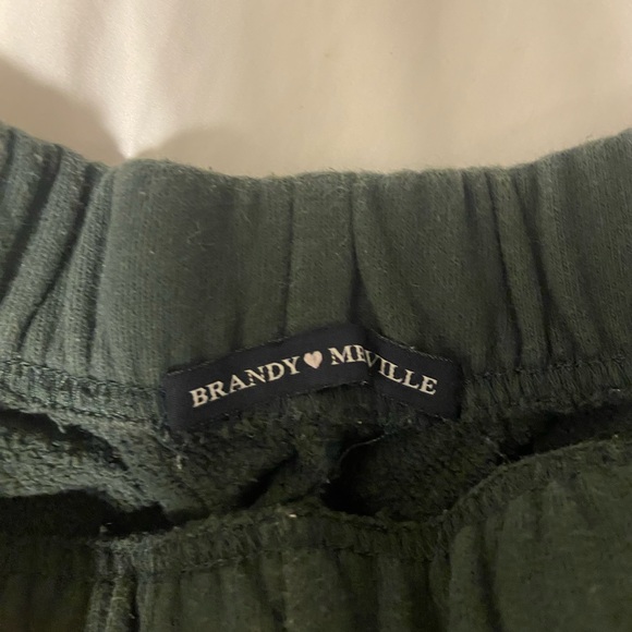 Georgetown dark green brandy melville lounge shorts - Picture 7 of 7